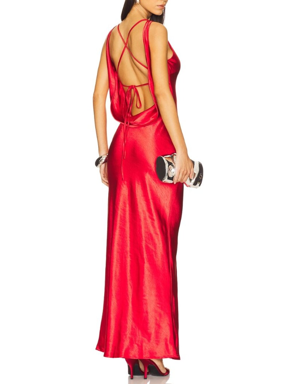 Runway the Label Adair Maxi Dress in Cherry XS